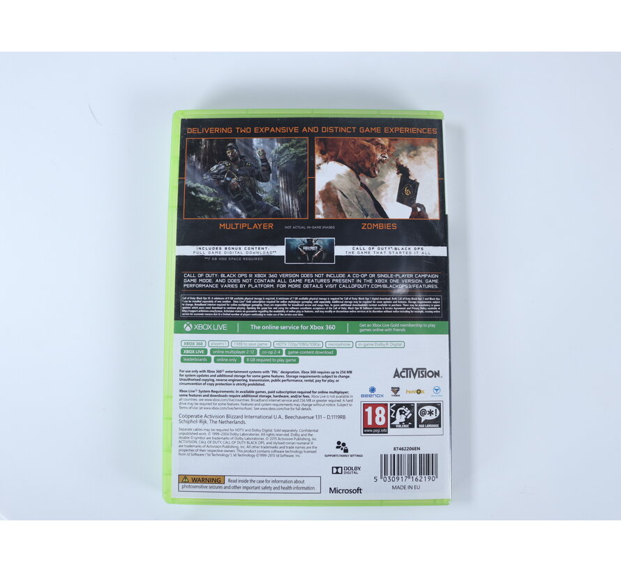 Xbox 360 - Call of Duty: Black Ops IIi