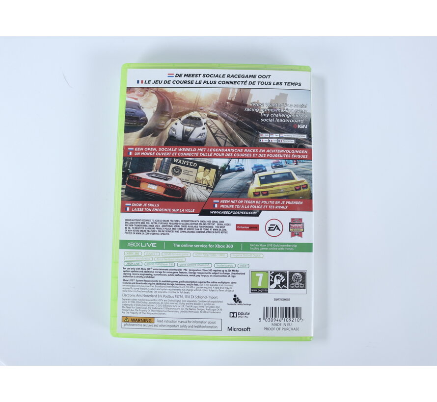 Xbox 360 - Need for Speed: Most Wanted