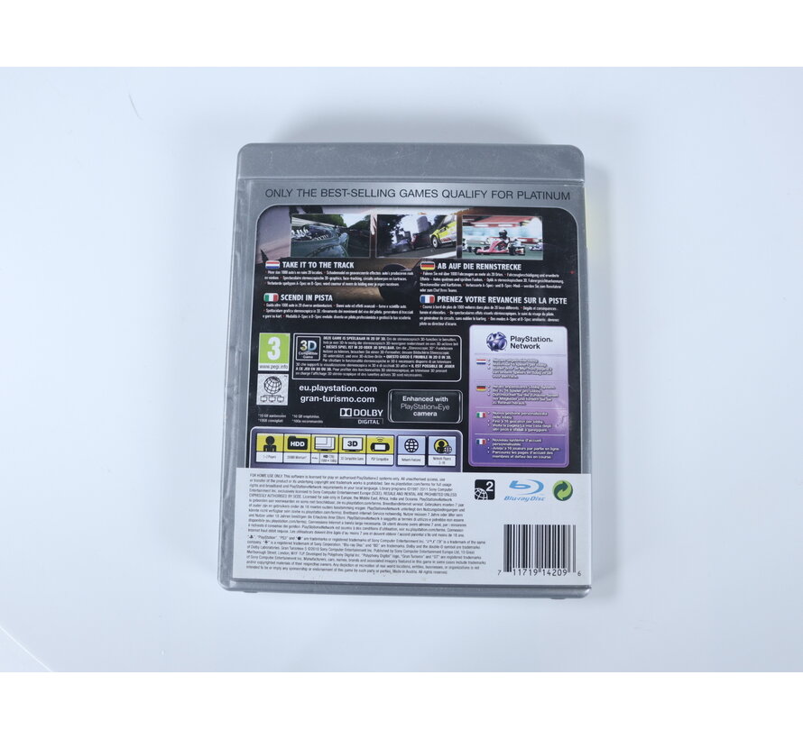 Playstation 3 - Gran Turismo 5 [Platinum / No Manual]