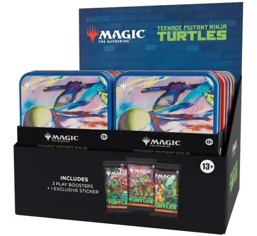 PRE ORDER : Teenage Mutant Ninja Turtles Tins Display