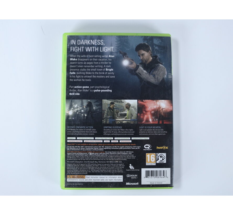Xbox 360 - Alan Wake