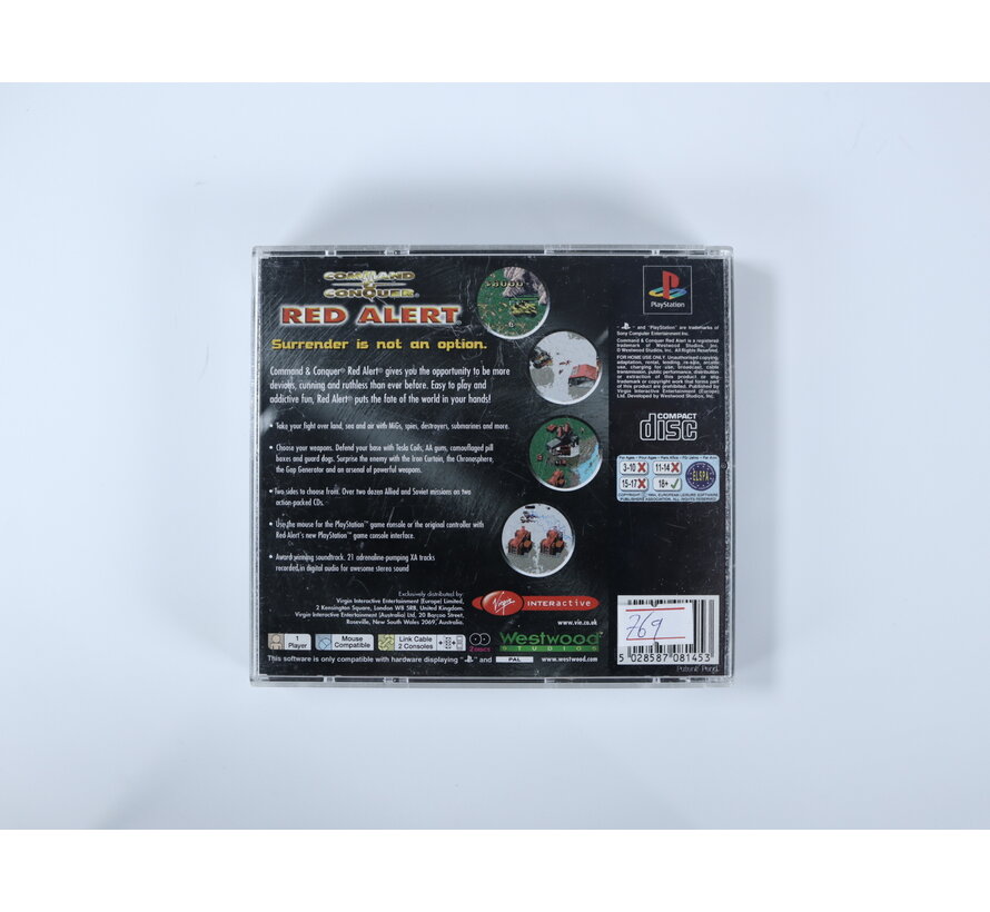 PlayStation 1 – Command & Conquer: Red Alert