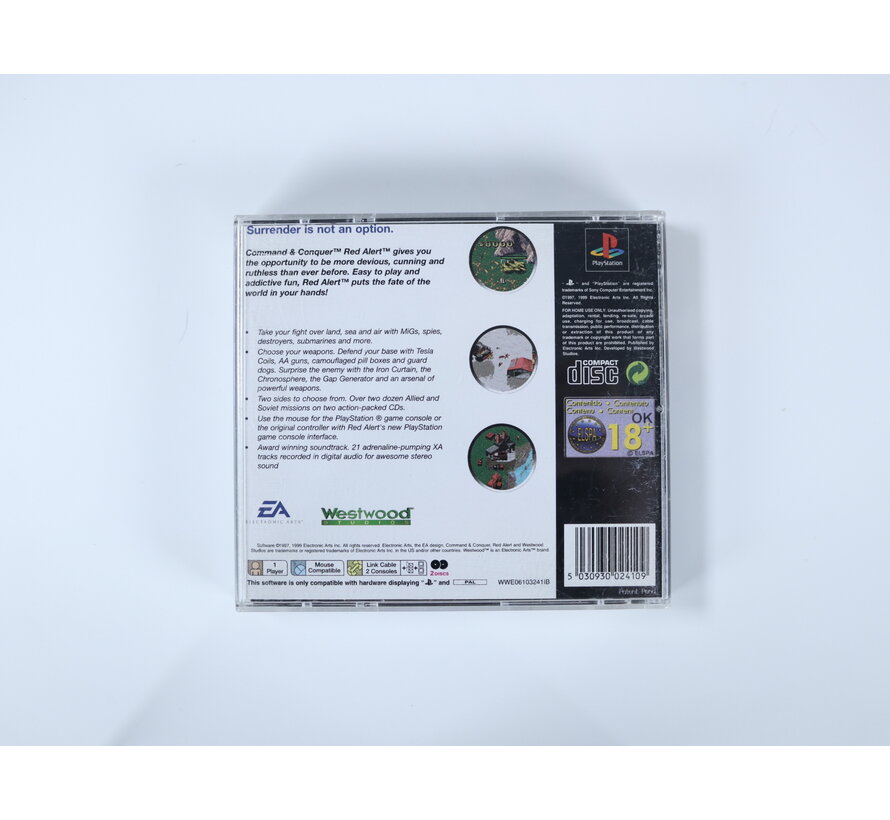 PlayStation 1 – Command & Conquer: Red Alert [Classics]
