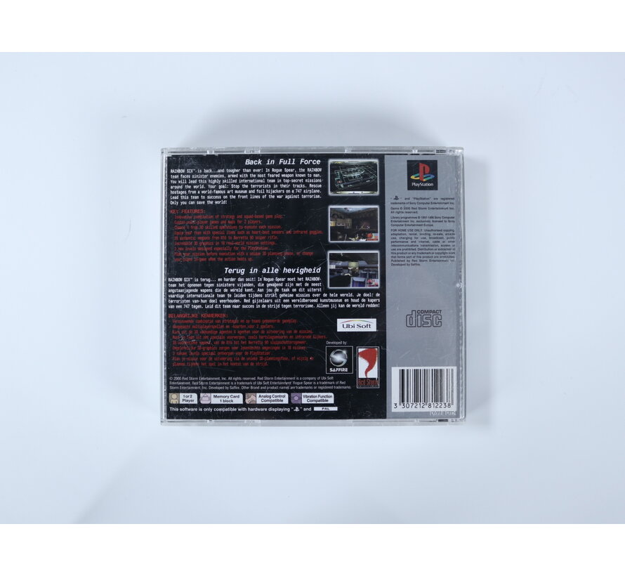 Playstation 1 - Rainbow Six: Rogue Spear [Platinum Hits]