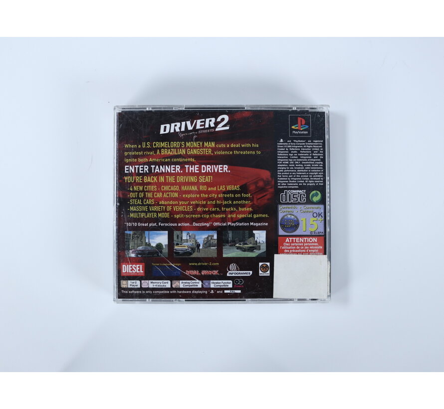 PlayStation 1 - Driver 2 [No Manual]