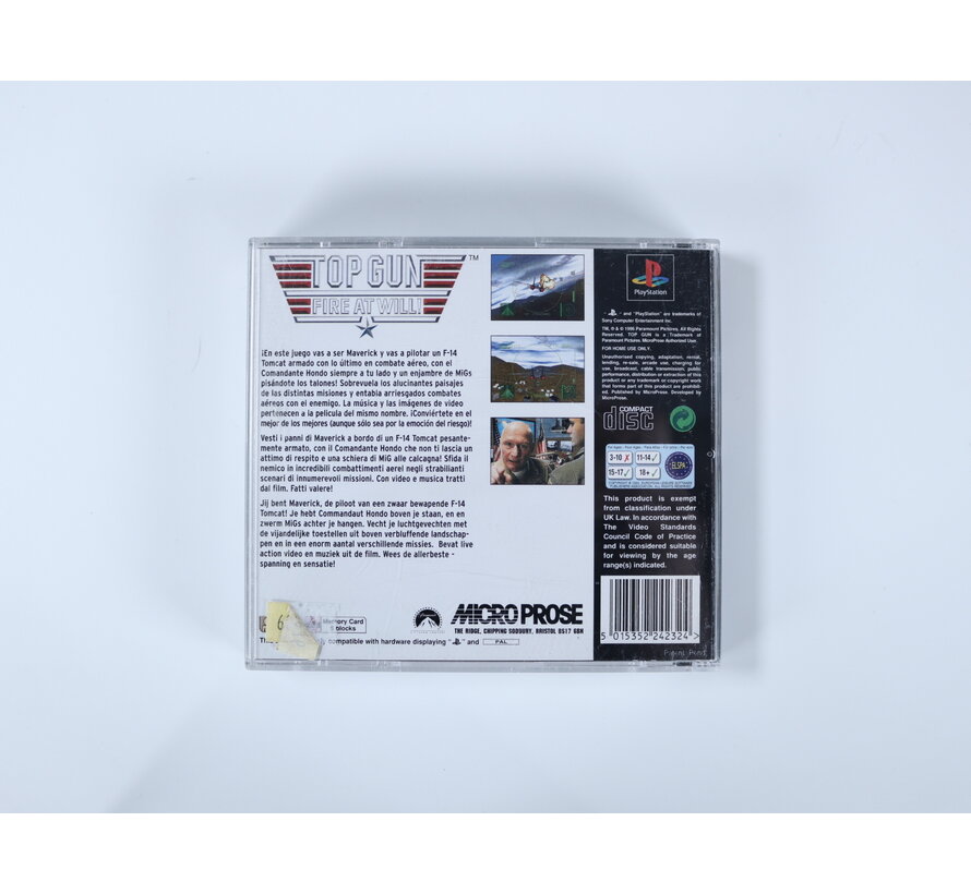 Playstation 1 - Top Gun: Fire at Will