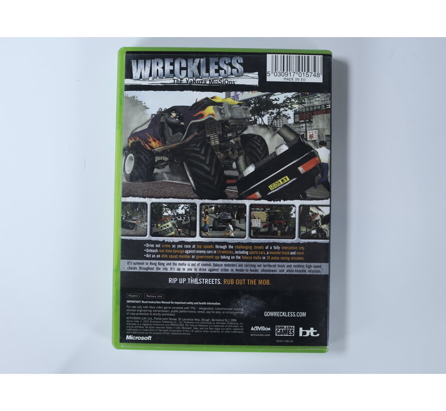 Xbox Classic - Wreckless: The Yakuza Missions