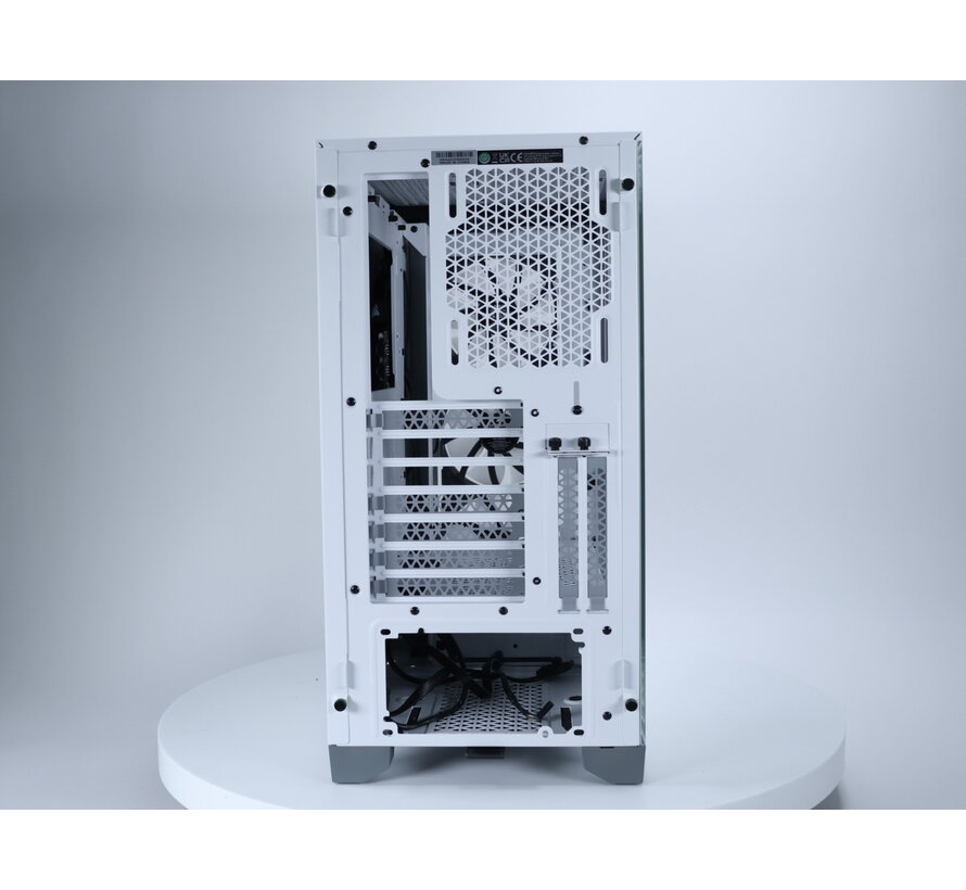 ICUE 4000x RGB Tempered Glass Wit [tweedekansje]