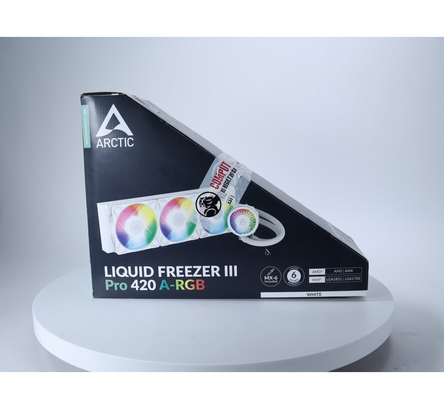 Liquid Freezer III Pro 420 A-RGB - Wit
