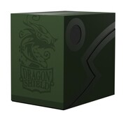 Dragon Shield Double Shell Forest Green and Black