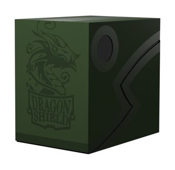 Dragon Shield Double Shell Forest Green and Black