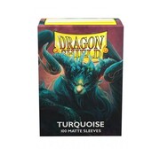 Dragon Shield Sleeves Matte Turquoise (100 pieces)