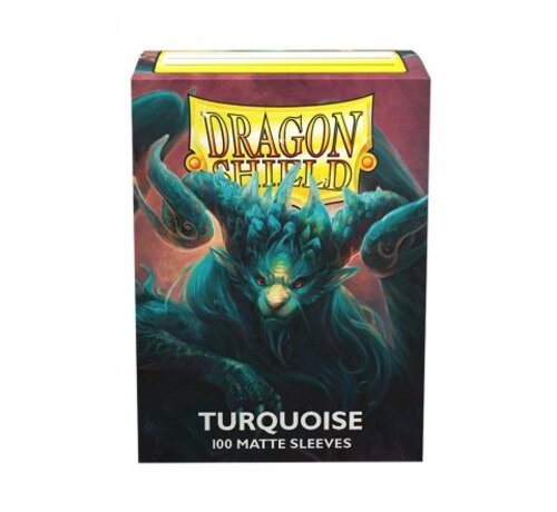 Dragon Shield Sleeves Matte Turquoise (100 pieces)