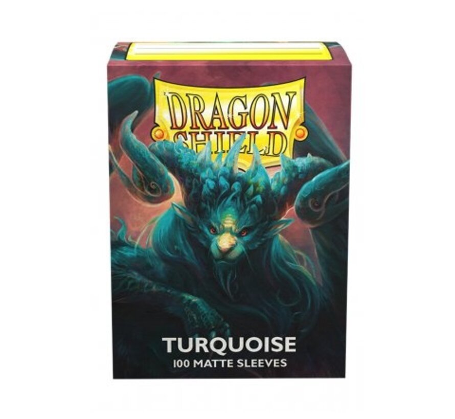 Sleeves Matte Turquoise (100 pieces)
