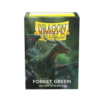 Dragon Shield Sleeves Matte: Forest Green (100 pieces)