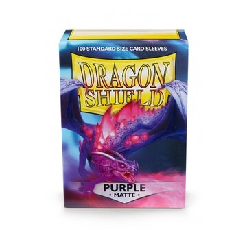 Dragon Shield Sleeves Matte Purple (100 pieces)