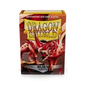Dragon Shield Sleeves Matte Ruby (100 pieces)