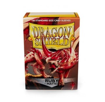 Dragon Shield Sleeves Matte Ruby (100 pieces)