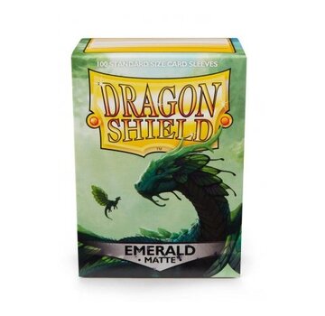 Dragon Shield Sleeves Matte Emerald (100 pieces)
