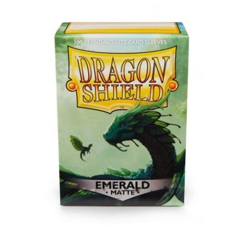Dragon Shield Sleeves Matte Emerald (100 pieces)