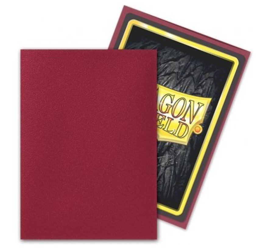 Sleeves Matte Blood Red (100 pieces)