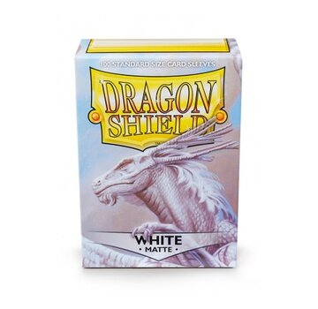 Dragon Shield Sleeves Matte White (100 pieces)