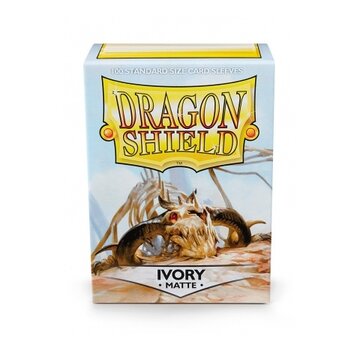 Dragon Shield Sleeves Matte Ivory (100 pieces)