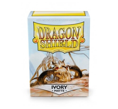 Dragon Shield Sleeves Matte Ivory (100 pieces)