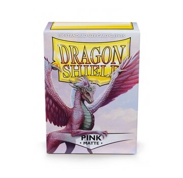 Dragon Shield Sleeves Matte Pink (100 pieces)