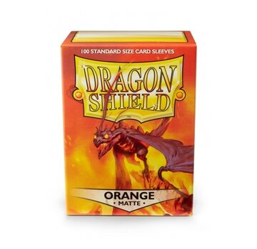 Dragon Shield Sleeves Matte Orange (100 pieces)