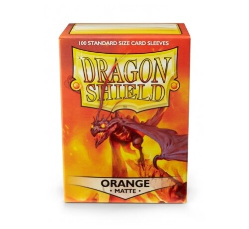 Dragon Shield Sleeves Matte Orange (100 pieces)