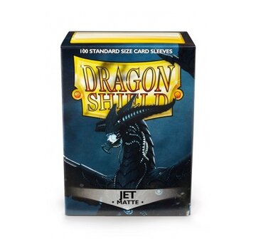 Dragon Shield Sleeves Matte Jet (100 pieces)