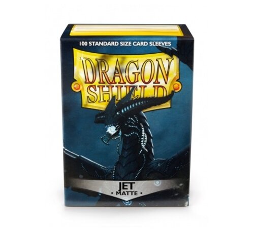 Dragon Shield Sleeves Matte Jet (100 pieces)
