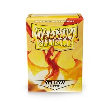 Dragon Shield Sleeves Matte Yellow (100 pieces)