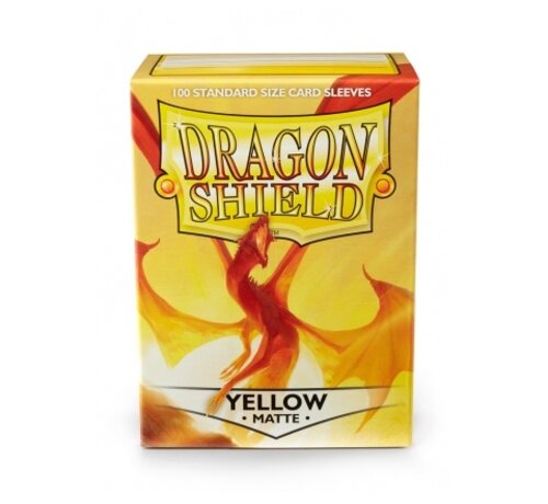 Dragon Shield Sleeves Matte Yellow (100 pieces)