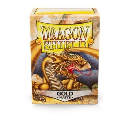 Dragon Shield Sleeves Matte Gold (100 pieces)