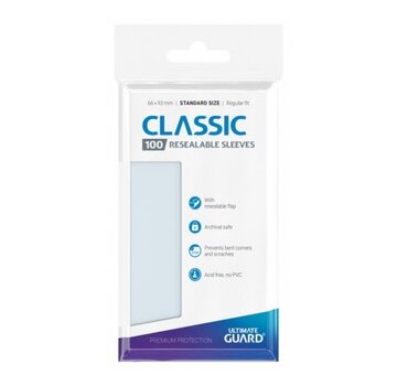 Ultimate Guard Resealable Sleeves Classic (100 pieces)