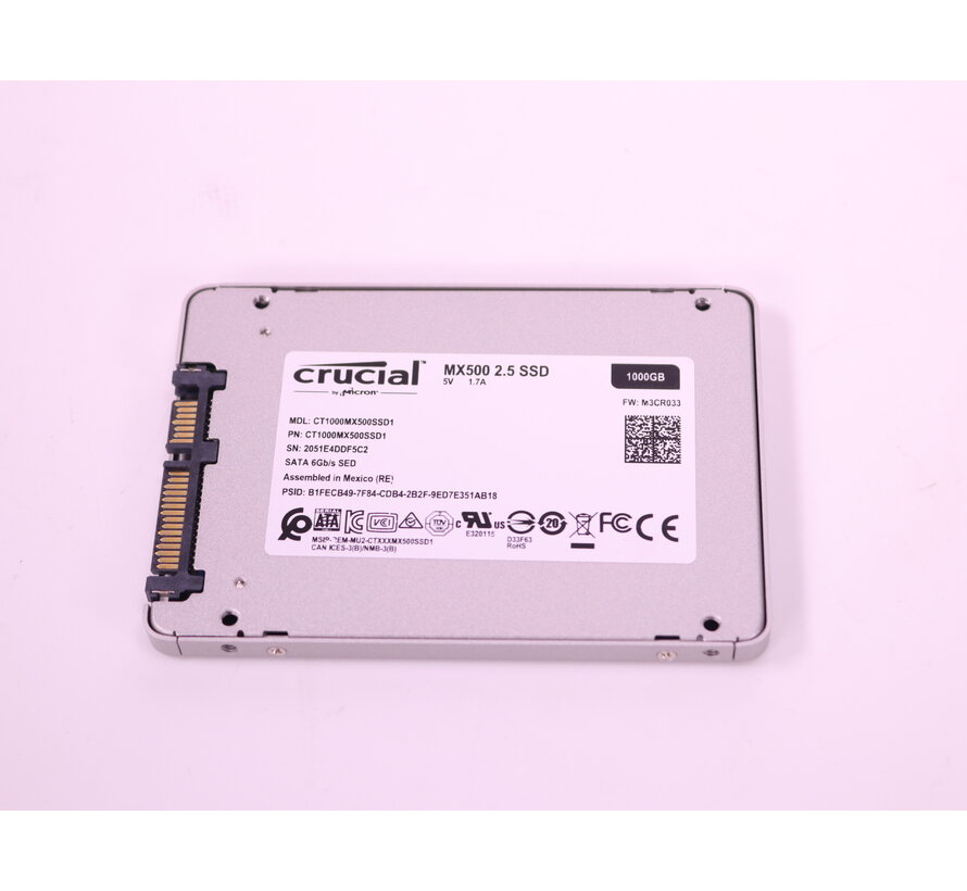 MX500 2.5 inch SATA SSD 1000GB (Tweedekansje)