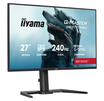 Iiyama G-Master GB2771HSU-B1 | 1080P - 240hz - 0,4ms - IPS - 27 inch
