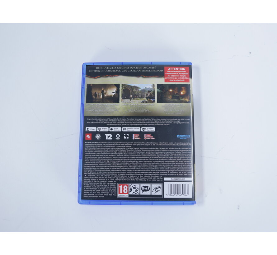 Playstation 5 - Mafia The Old Country (Gebruikt)