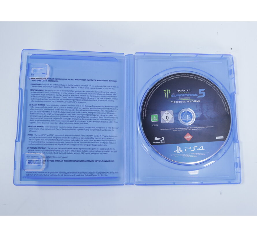 Playstation 4 - Monster Energy AMA Supercross Championship The Official VideoGame (Gebruikt)