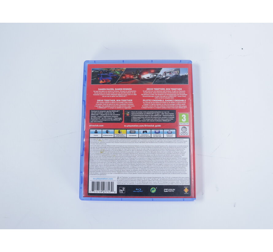 Playstation 4 - Driveclub (Gebruikt)