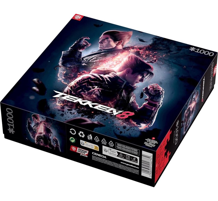 Tekken 8 - Puzzel 1000 Stukjes - Game Puzzel met Jin en Kazuya