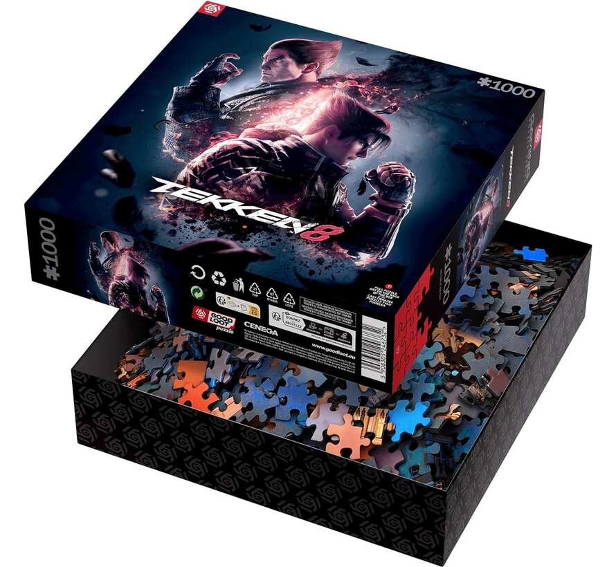 Tekken 8 - Puzzel 1000 Stukjes - Game Puzzel met Jin en Kazuya
