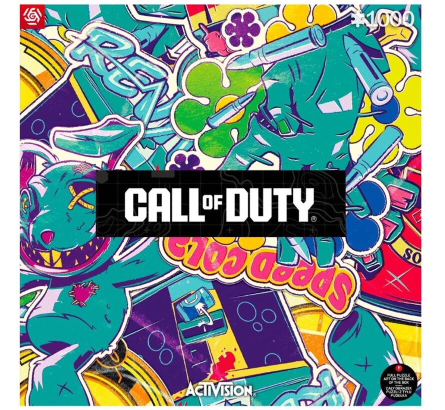 Call of Duty Zombies Collage Puzzel - Puzzel 1000 Stukjes