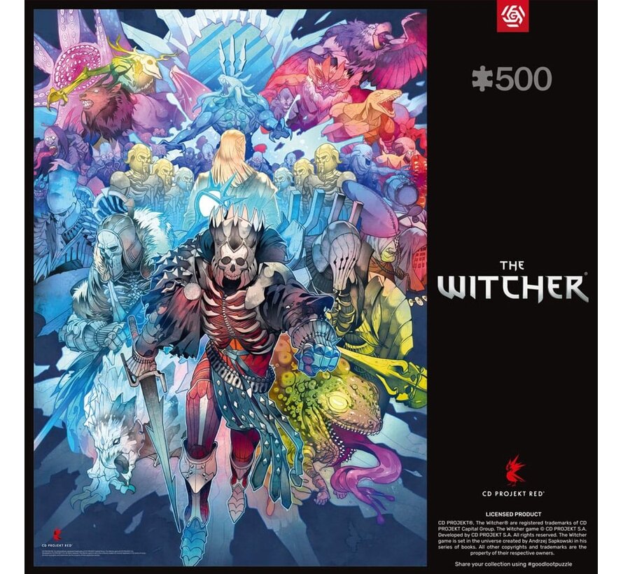 The Witcher: Monster Faction Legpuzzel - Puzzel 500 stukjes