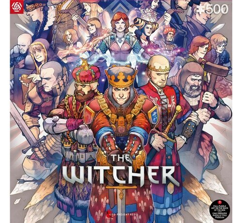 The Witcher Northern Realms - Puzzel 500 stukjes