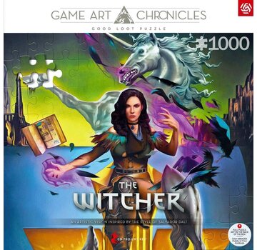 The Witcher Yennefer & Salvador Dali Puzzel - Puzzel 1000 Stukjes