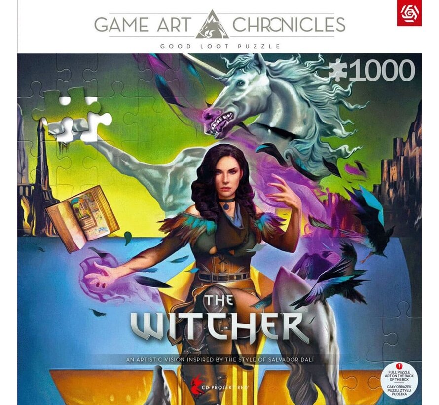 The Witcher Yennefer & Salvador Dali Puzzel - Puzzel 1000 Stukjes