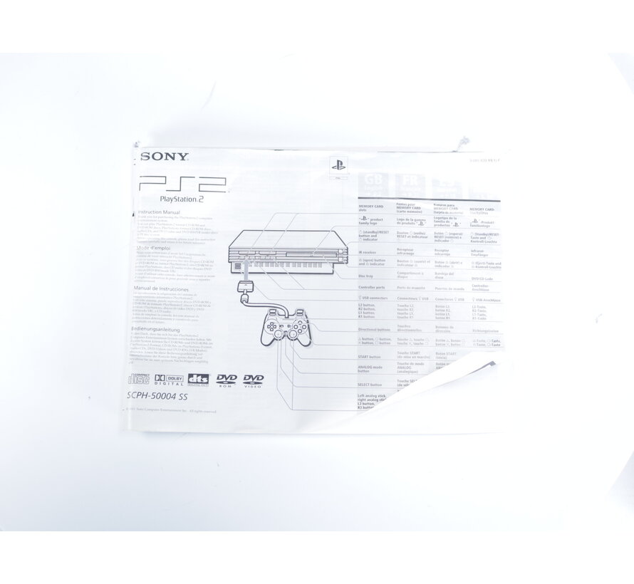 PlayStation 2 - Console Compleet Silver Prestige Line SCPH-50004SS